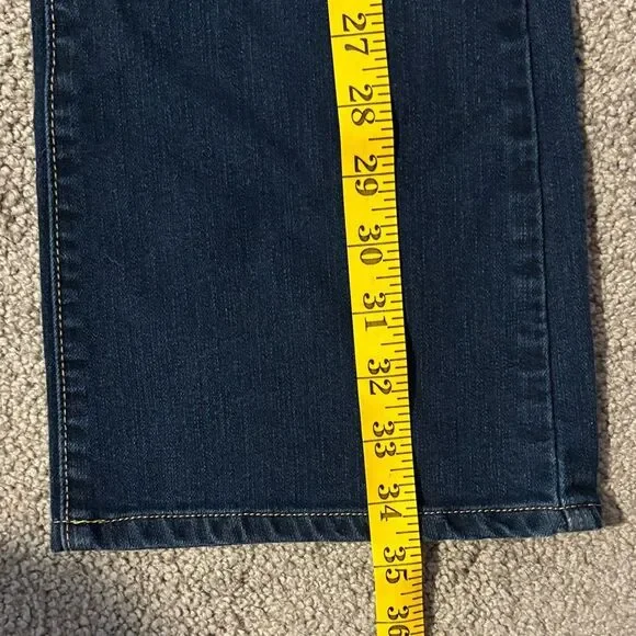 Y2K PAIGE Dark Indigo Women's Boot Cut Jeans. Size 27. - Picture 7 of 12